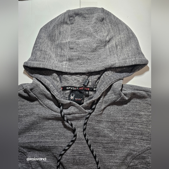 NWT Spyder Women's Gray Hoodie Sweater Size XS - Picture 7 of 11